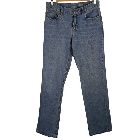 Polo Ralph Lauren 15941 Mens Jeans Size 18 Light Wash Straight Leg 100% Cotton - Picture 1 of 11